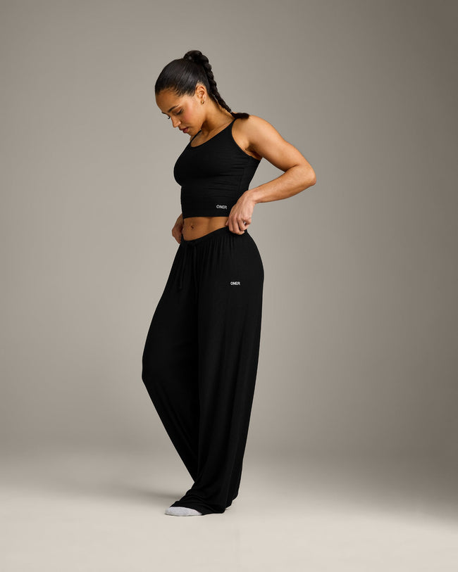 Oner At Home Night Bottoms | Black