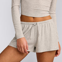 Oner At Home Night Shorts | Oat Marl