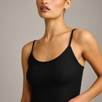 Oner At Home Night Strappy Mid Vest | Black