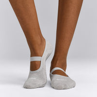 Pilates Grip Socks 1 Pack | Grey Marl
