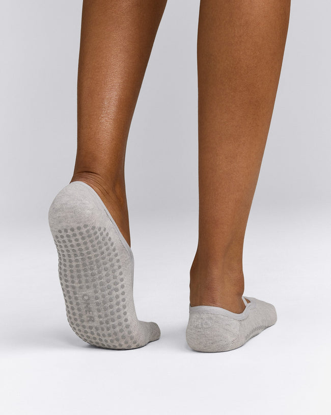 Pilates Grip Socks 1 Pack | Grey Marl