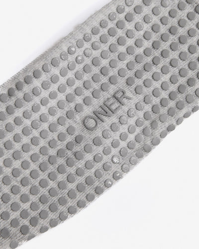 Pilates Grip Socks 1 Pack | Grey Marl