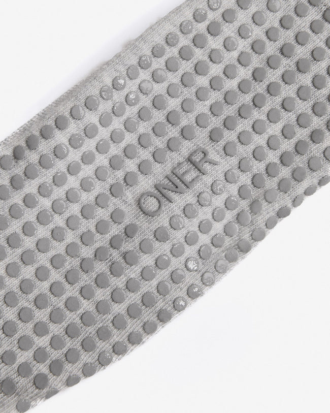 Pilates Grip Socks 1 Pack | Grey Marl