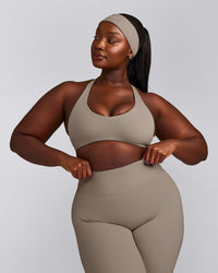 SoftMotion™ Bralette with Gray Logo | Minky