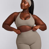 SoftMotion™ Bralette with Gray Logo | Minky