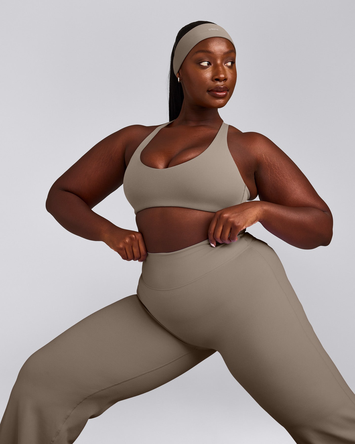SoftMotion™ Bralette with Gray Logo | Minky