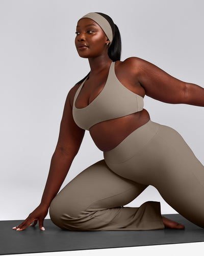 SoftMotion™ Bralette with Gray Logo | Minky