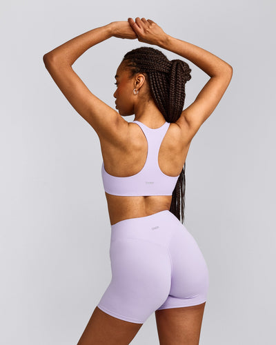 SoftMotion™ Bralette with Grey Logo | Lavender Purple