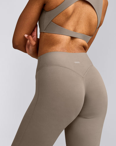 SoftMotion™ Flared Bottoms with Grey Logo | Minky