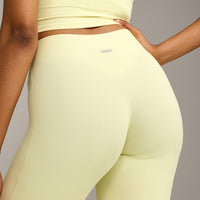 SoftMotion™ Flared Bottoms with Grey Logo | Pastel Yellow
