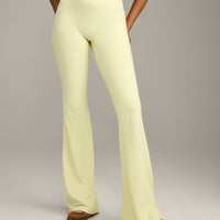 SoftMotion™ Flared Bottoms with Grey Logo | Pastel Yellow