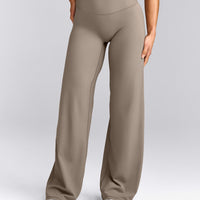 SoftMotion™ Straight Leg Bottoms with Grey Logo | Minky