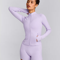 SoftMotion™ Jacket with Grey Logo | Lavender Purple