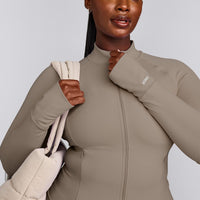 SoftMotion™ Jacket with Grey Logo | Minky