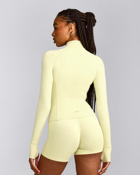 SoftMotion™ Jacket with Grey Logo | Pastel Yellow