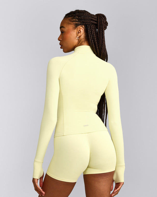 SoftMotion™ Jacket with Grey Logo | Pastel Yellow