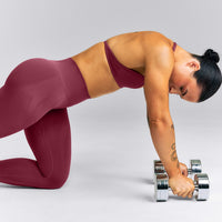 EnhanceLift™ Seamless High Rise Leggings New Branding | Burnt Maroon Red