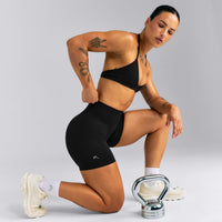 EnhanceLift™ Seamless High Rise Shorts New Branding | Black