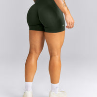 EnhanceLift™ Seamless High Rise Shorts New Branding | Dark Khaki