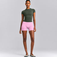 Oner Seamless Fitted Top New Branding | Dark Khaki