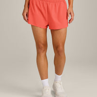 AirMove™ Lined Shorts 2" with Pocket New Branding | Light Charged Coral
