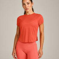 PrecisionMove™ Short Sleeve Top | Coral