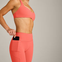 UnifiedMove™ Pocket Shorts 6" with Bonding with Reflective Logo | Light Charged Coral