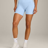 UnifiedMove™ Pocket Shorts 6" with Bonding with Reflective Logo | Powdered Blue