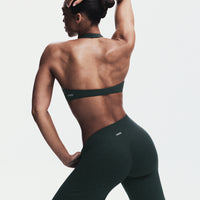 SoftMotion™ Straight Leg Bottoms with Grey Logo | Emerald Noir