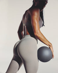 SoftMotion™ Wrap Leggings New Branding | Zinc Grey