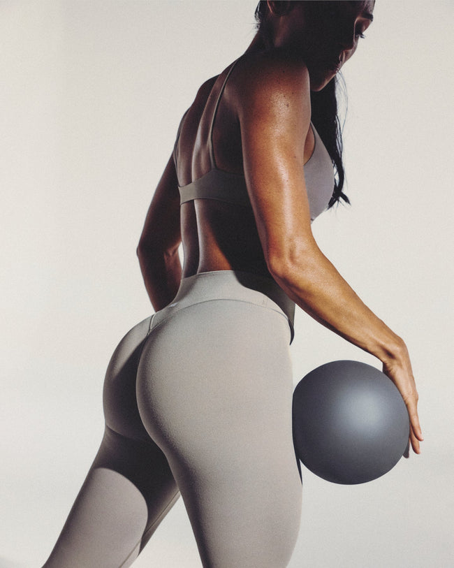 SoftMotion™ Wrap Leggings New Branding | Zinc Grey
