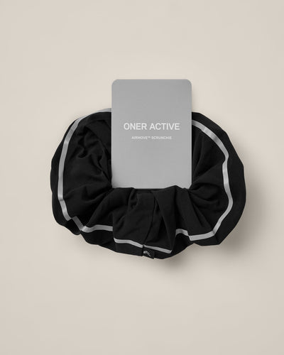 AirMove™ Reflective Scrunchie | Black