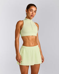 EasyLift™ Zip High Neck Sports Bra | Meadow Mist Green