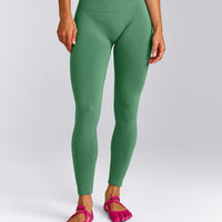 EffortlessLift™ Seamless Mid Rise Leggings New Branding | Frosted Emerald