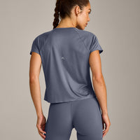 PrecisionMove™ Short Sleeve Top | Granite Blue