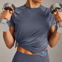 PrecisionMove™ Short Sleeve Top | Granite Blue