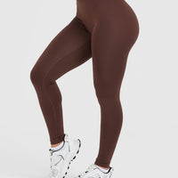 Timeless High Waisted Leggings | Espresso