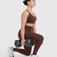 Timeless High Waisted Leggings | Espresso