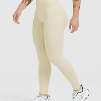 Timeless High Waisted Leggings | Vanilla