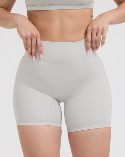 Grey high waisted shorts on sale