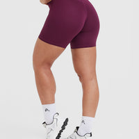 Timeless High Waisted Shorts 6" | Ripe Fig