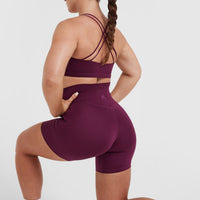 Timeless High Waisted Shorts 6" | Ripe Fig