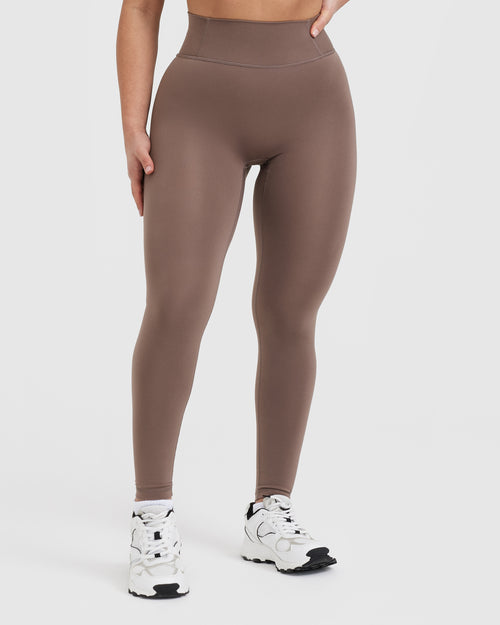 Khaki colored online leggings