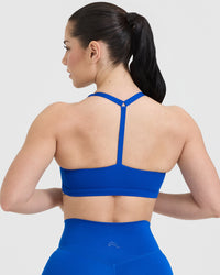 Timeless Square Neck Sports Bra | Cobalt