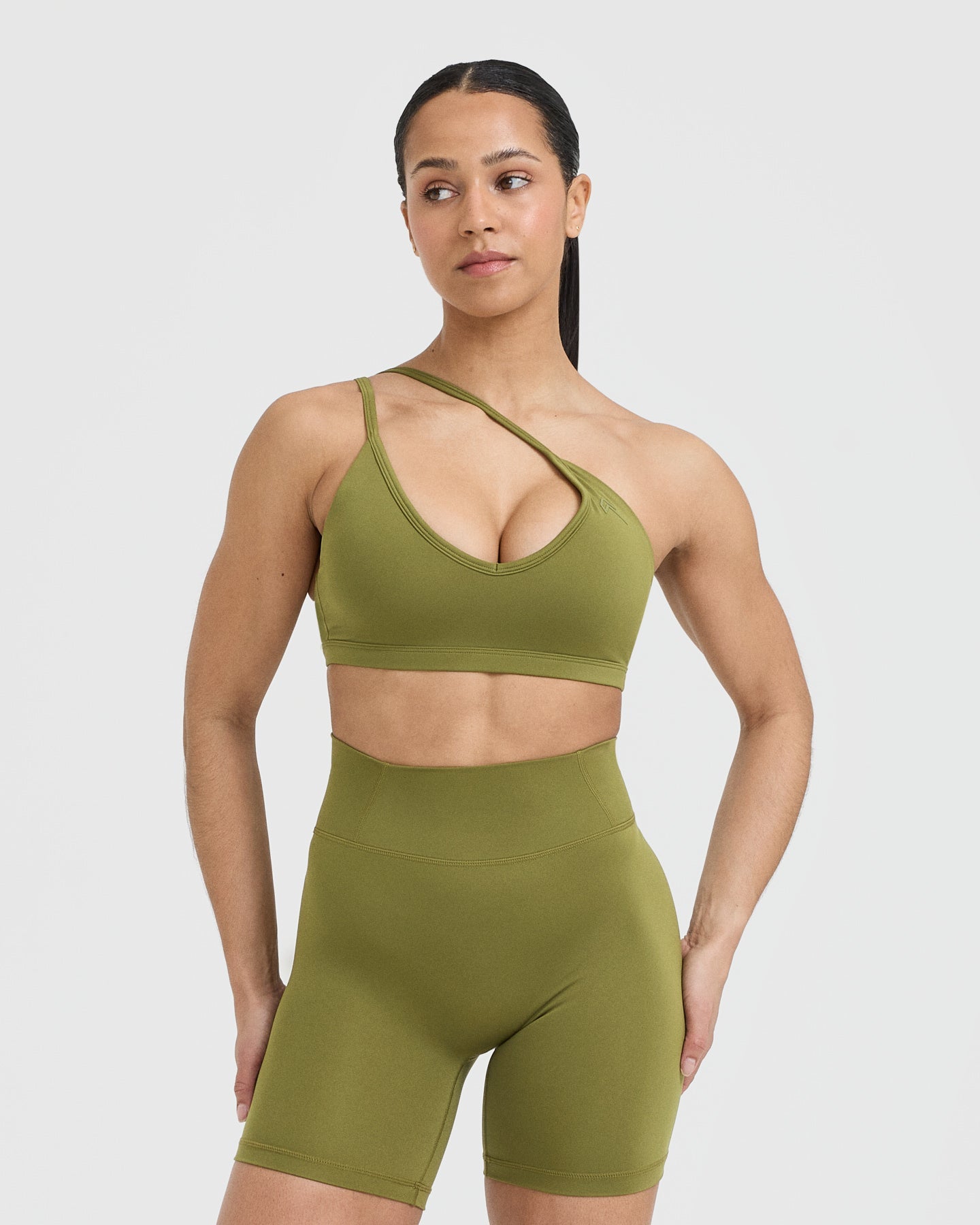 Kelly Green Ribbed Skinny Strap Bralette · Filly Flair