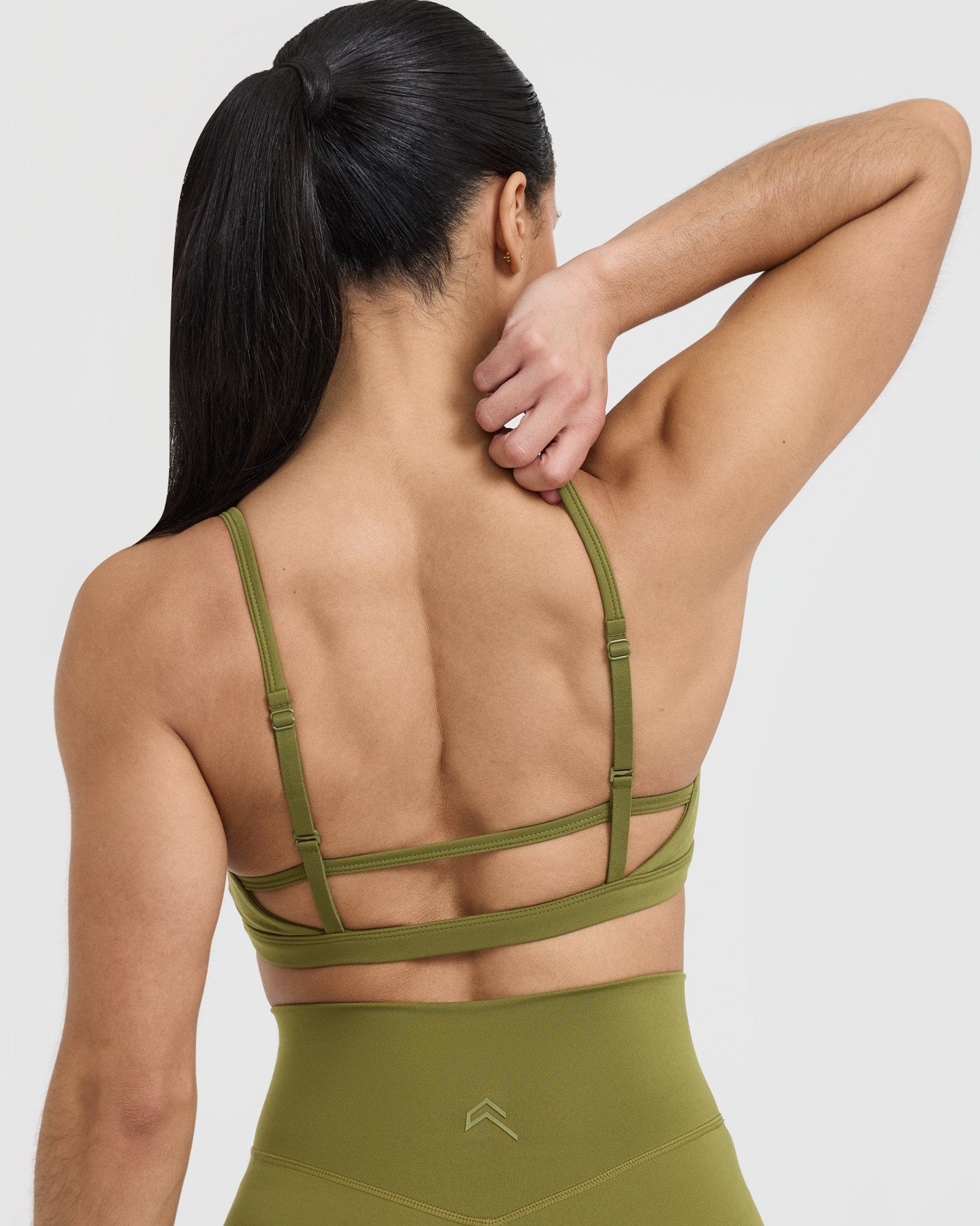 The North Face LEAD IN BRALETTE - Sports bra - military olive
