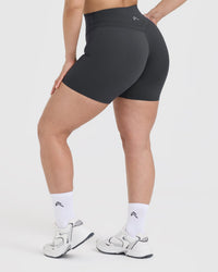UnifiedMove™ High Waisted Shorts 6" | Coal