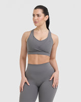 Unified Layered Sports Bra | Ash Grey