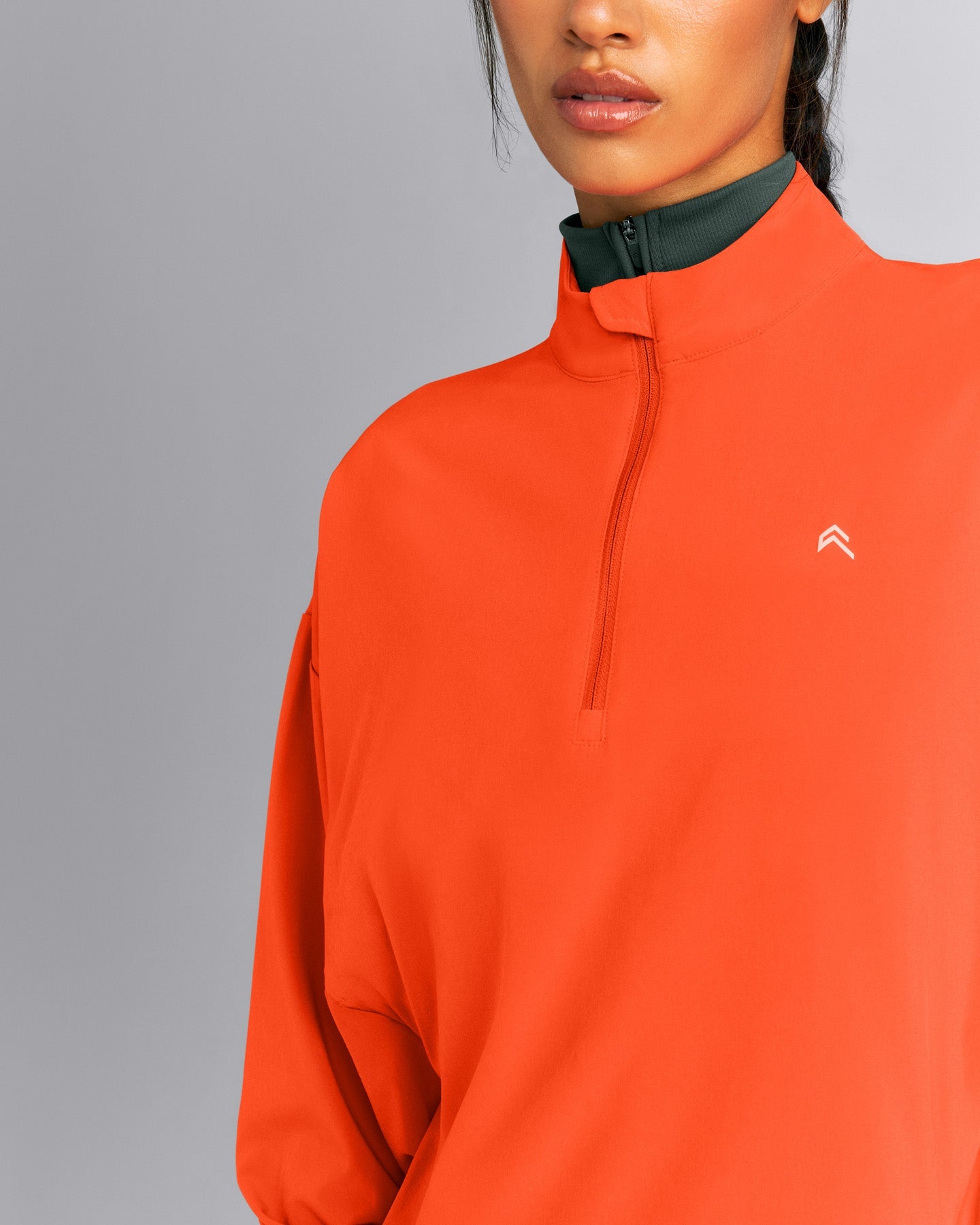AirMove™ 1/2 Zip Jacket with Bonding New Branding | Energy Orange