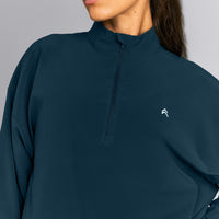 AirMove™ 1/2 Zip Jacket with Bonding New Branding | Oil Blue